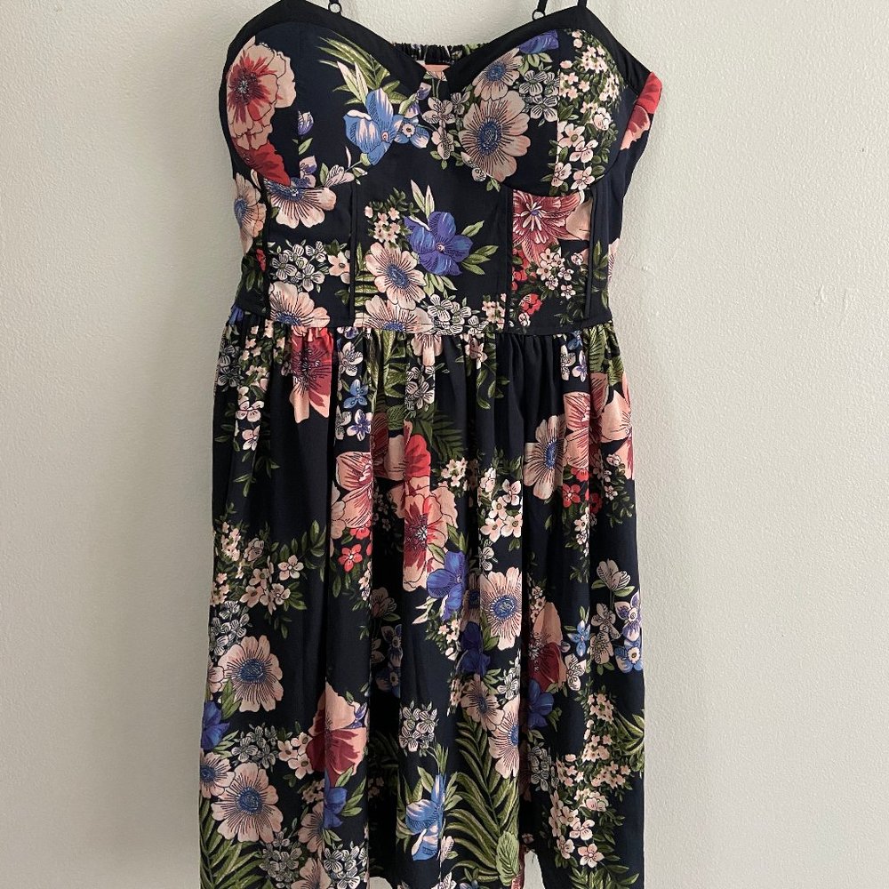 Black Floral Dress